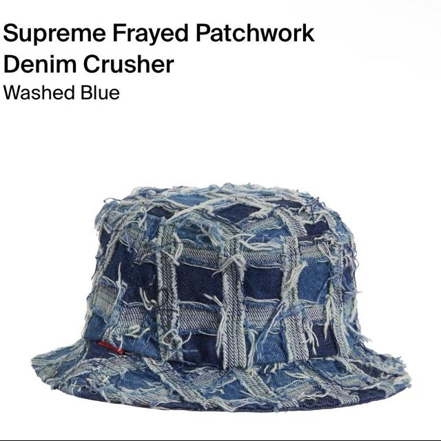 Supreme - Frayed Patchwork denim crusher (Washed... - Depop