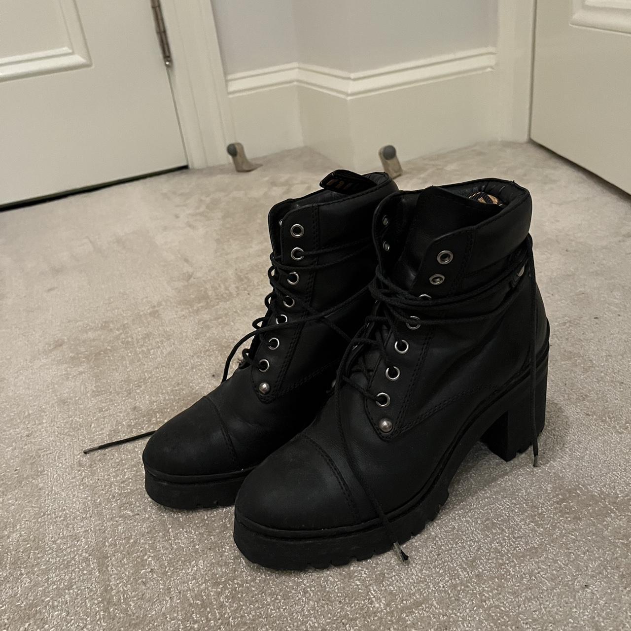 Miu Miu Women's Combat Boots - Black – Miu Miu la… - image 2