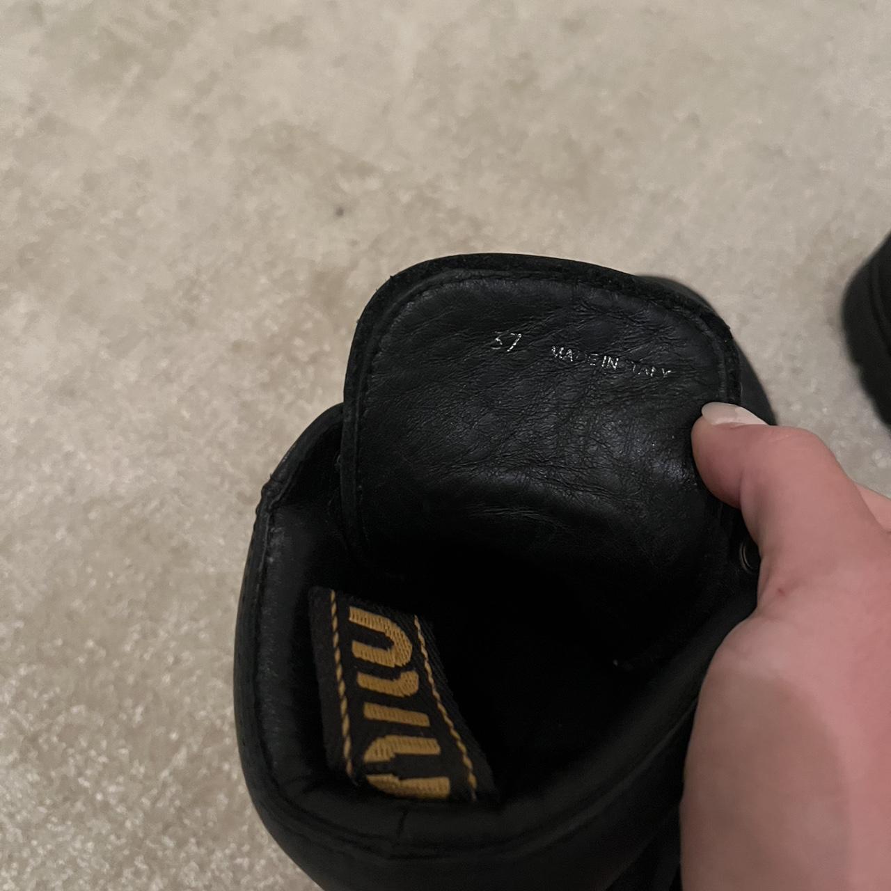 Miu Miu Women's Combat Boots - Black – Miu Miu la… - image 7