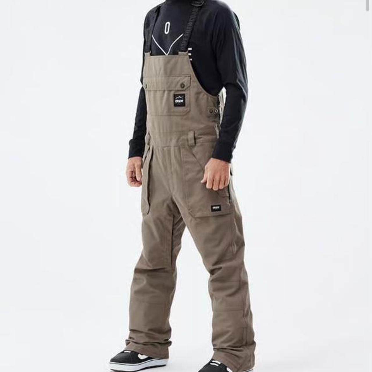 Dope Notorious B.I.B. Snow bibs in Walnut. Size... Depop