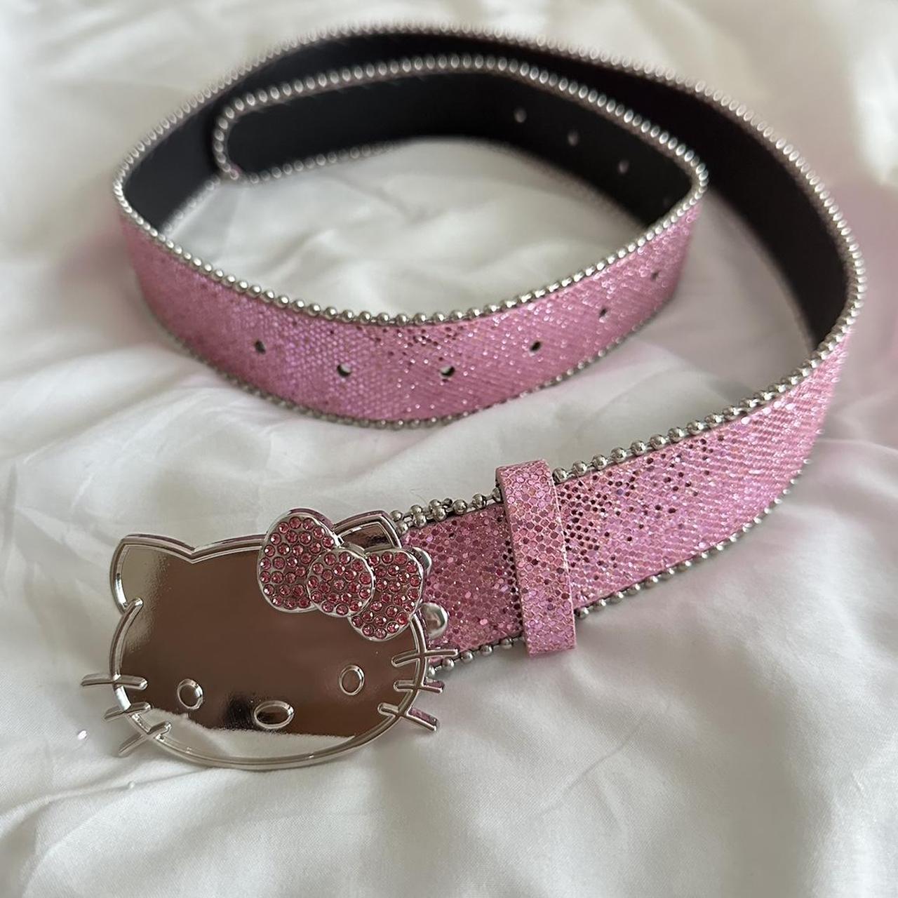 hello kitty rhinestone belt fits size... Depop