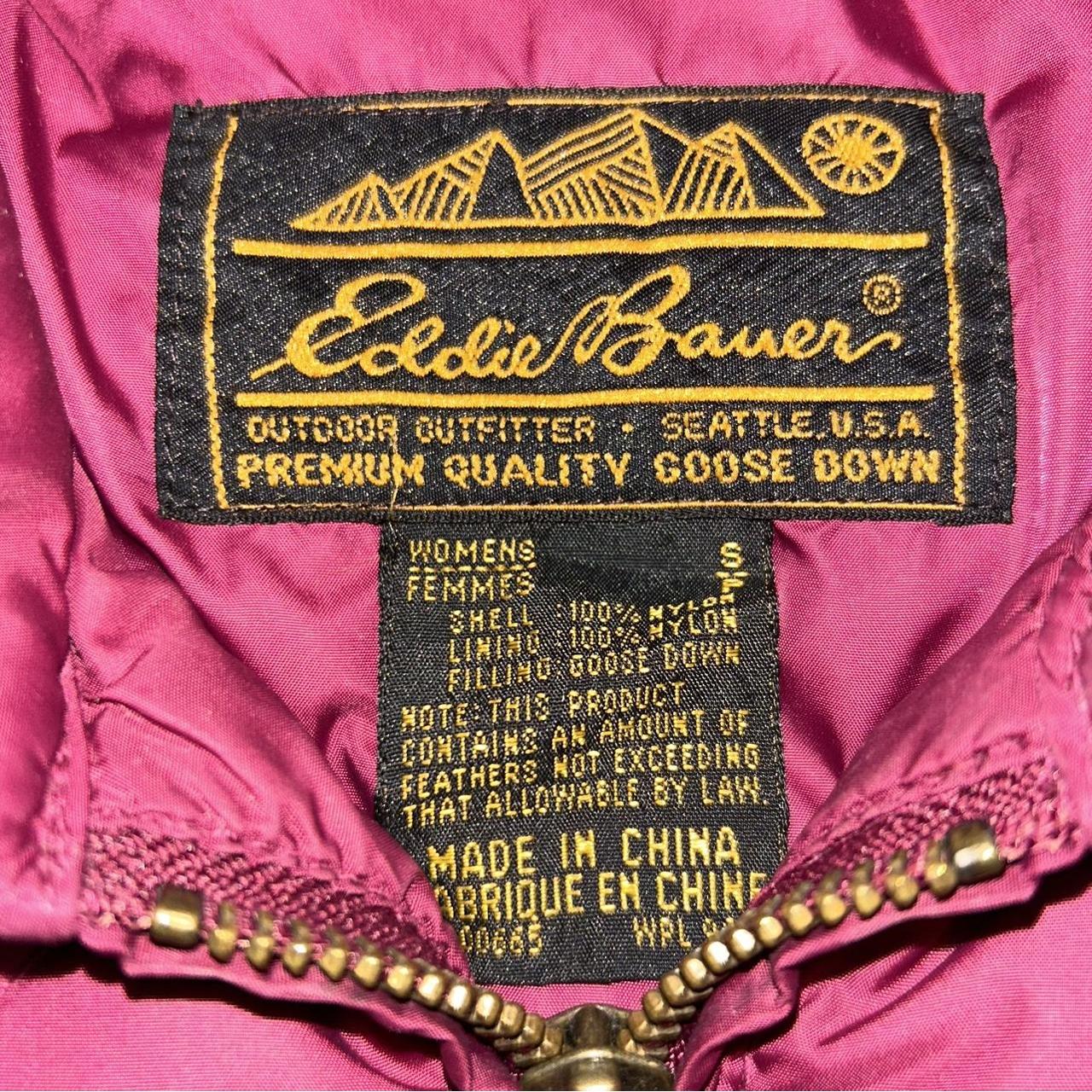 Vintage Eddie Bauer Pink Puffer Vest Depop