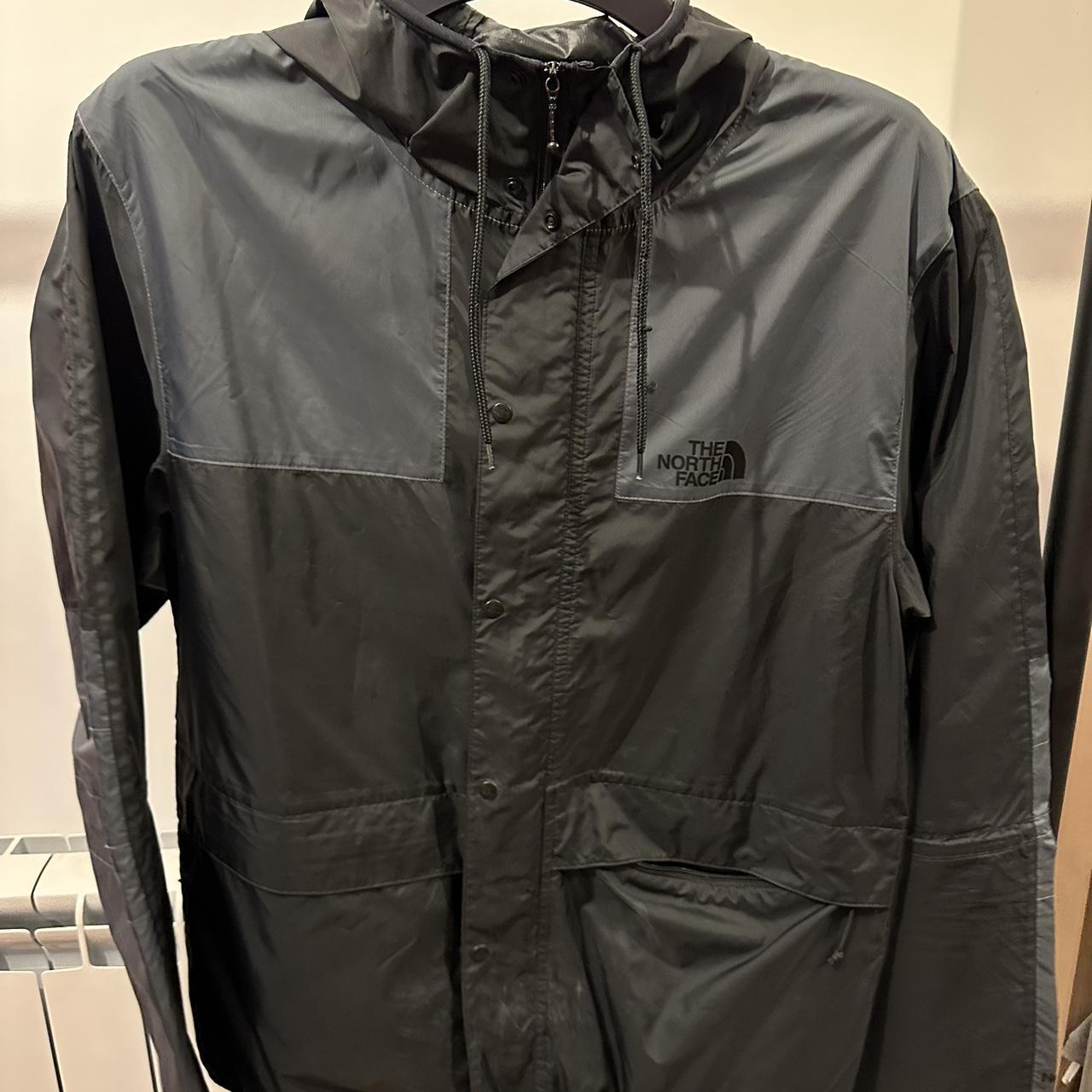 The North Face Men's Black and Grey Jacket Depop