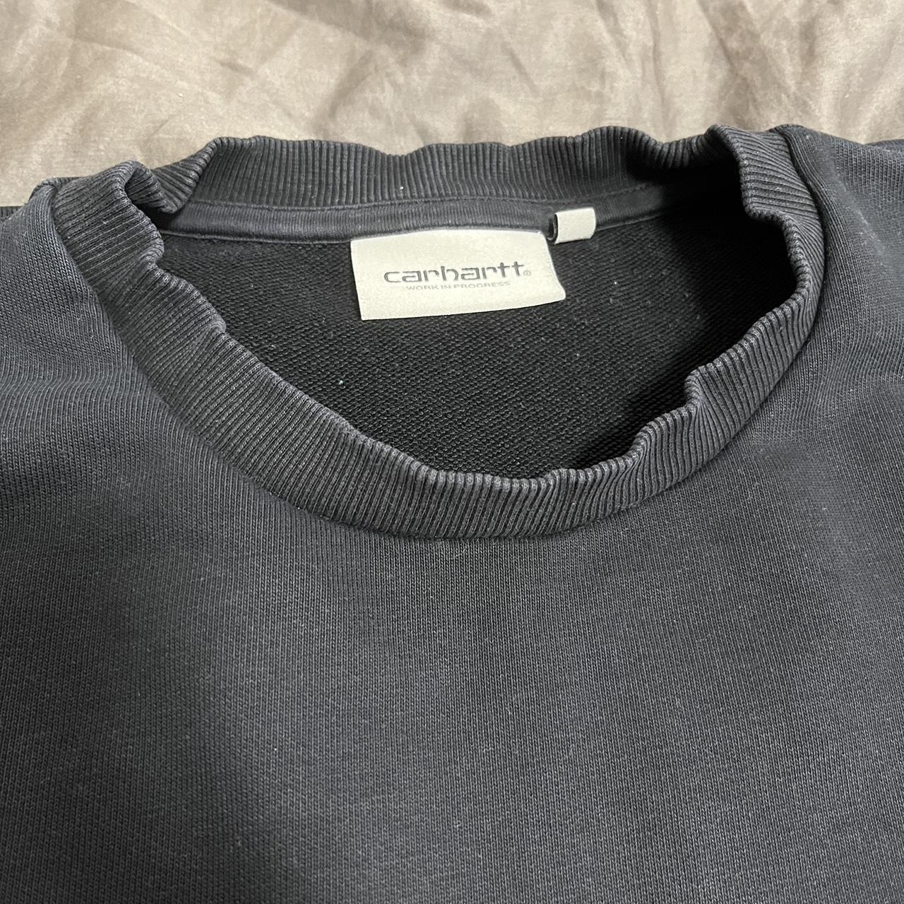 Carhartt WIP Men's Black Jumper | Depop