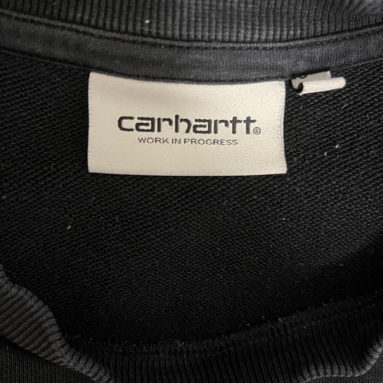 Carhartt WIP Men's Black Jumper | Depop