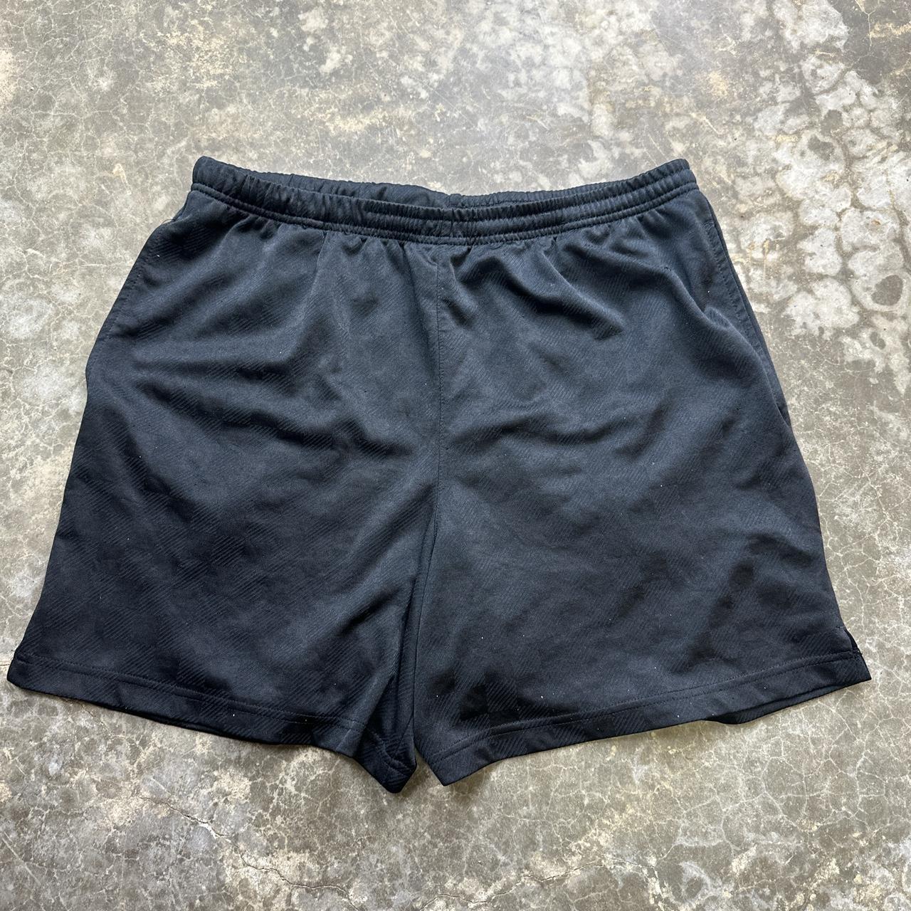 Gildan Men's Black Shorts | Depop