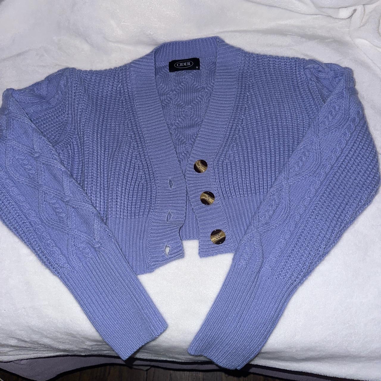 Cider Women's Purple Cardigan | Depop