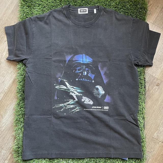 Kith x Star Wars Exploding Darth Vader Vintage Tee | Depop
