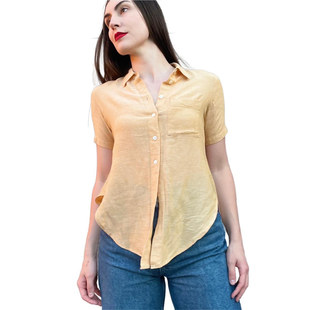 Theory offers Womens linen blouse