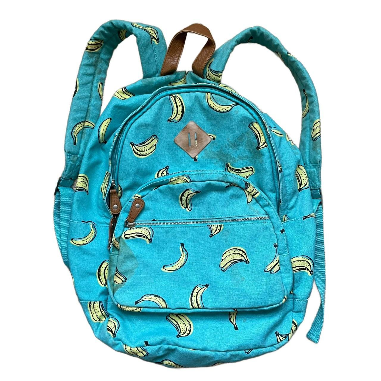 Aeropostale Andy Warhol Banana Print Canvas Backpack. Depop