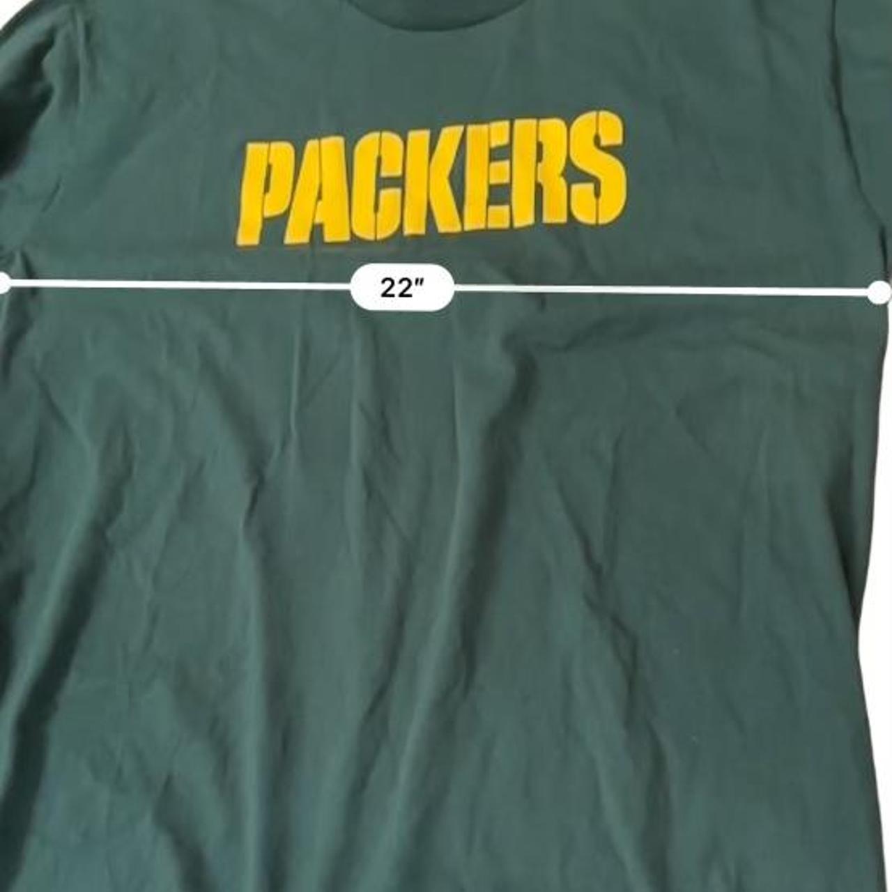 color block Green Bay Packers long sleeve - Depop