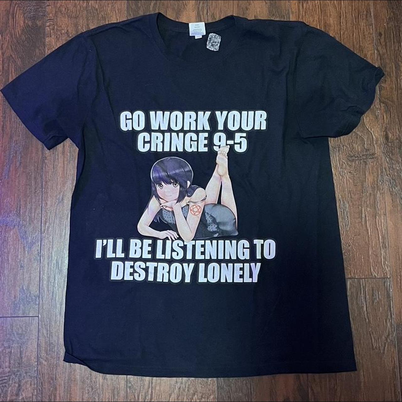 Meme destroy lonely tee - Depop