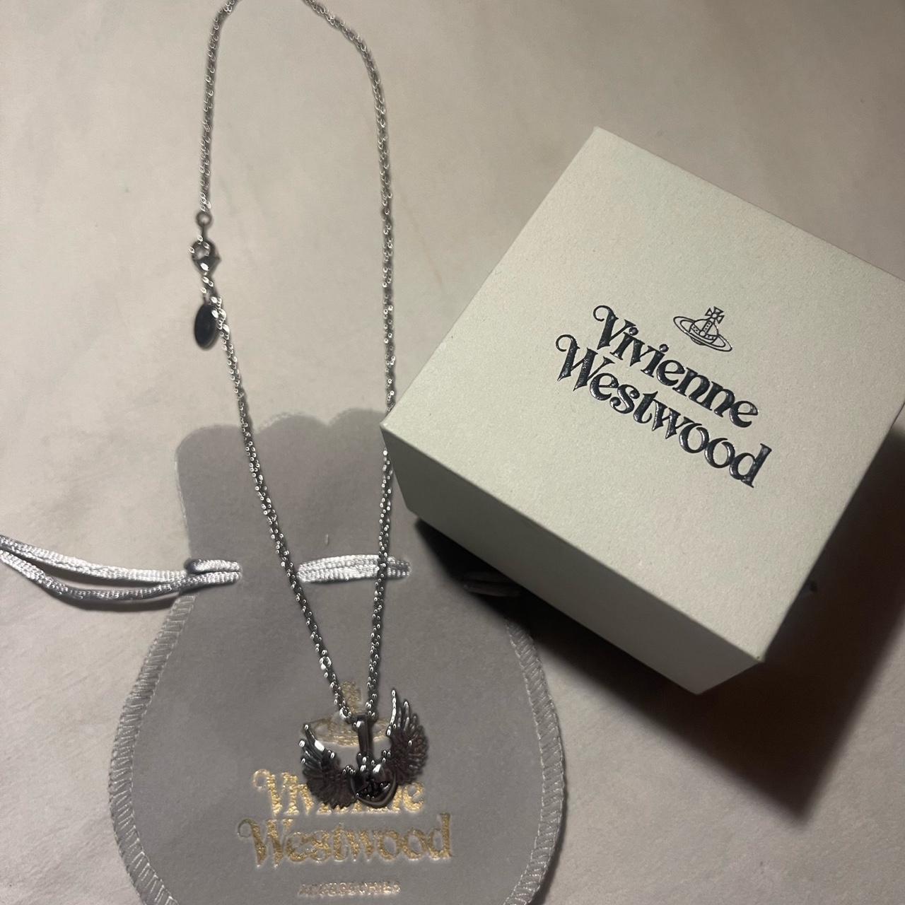 Vivienne Westwood Wing Necklace -will ship in 2-3... - Depop