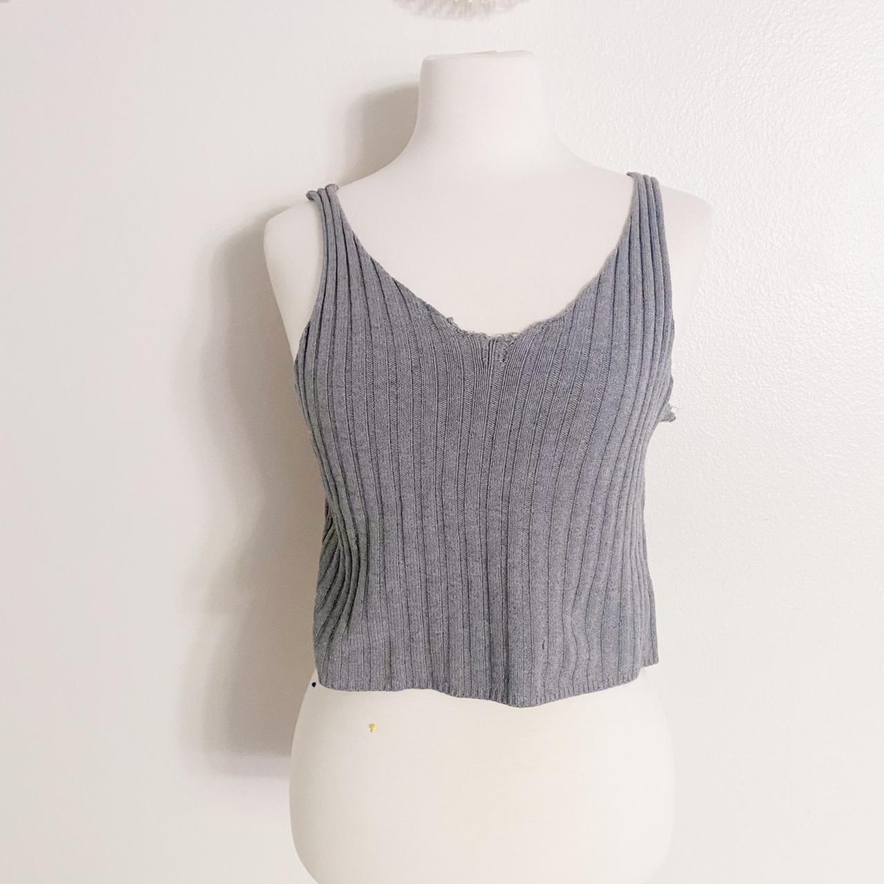 Women's Grey Vest | Depop