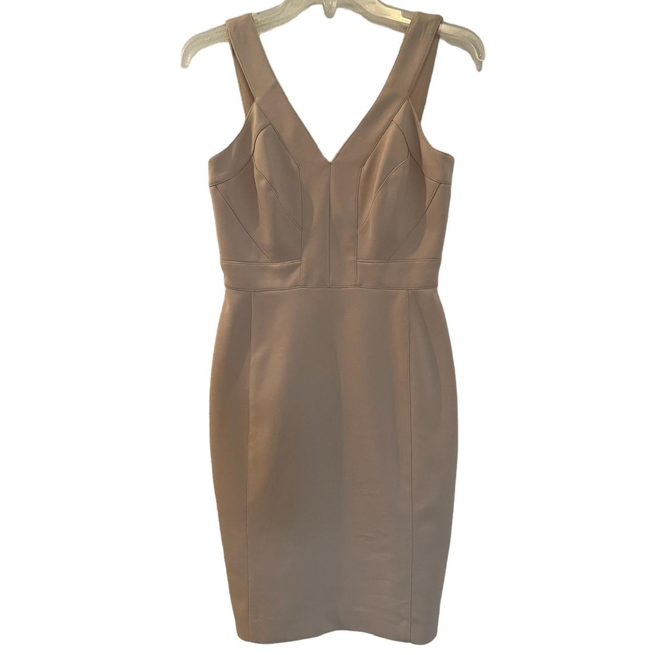 Vince Camuto Women's Tan and Cream Dress