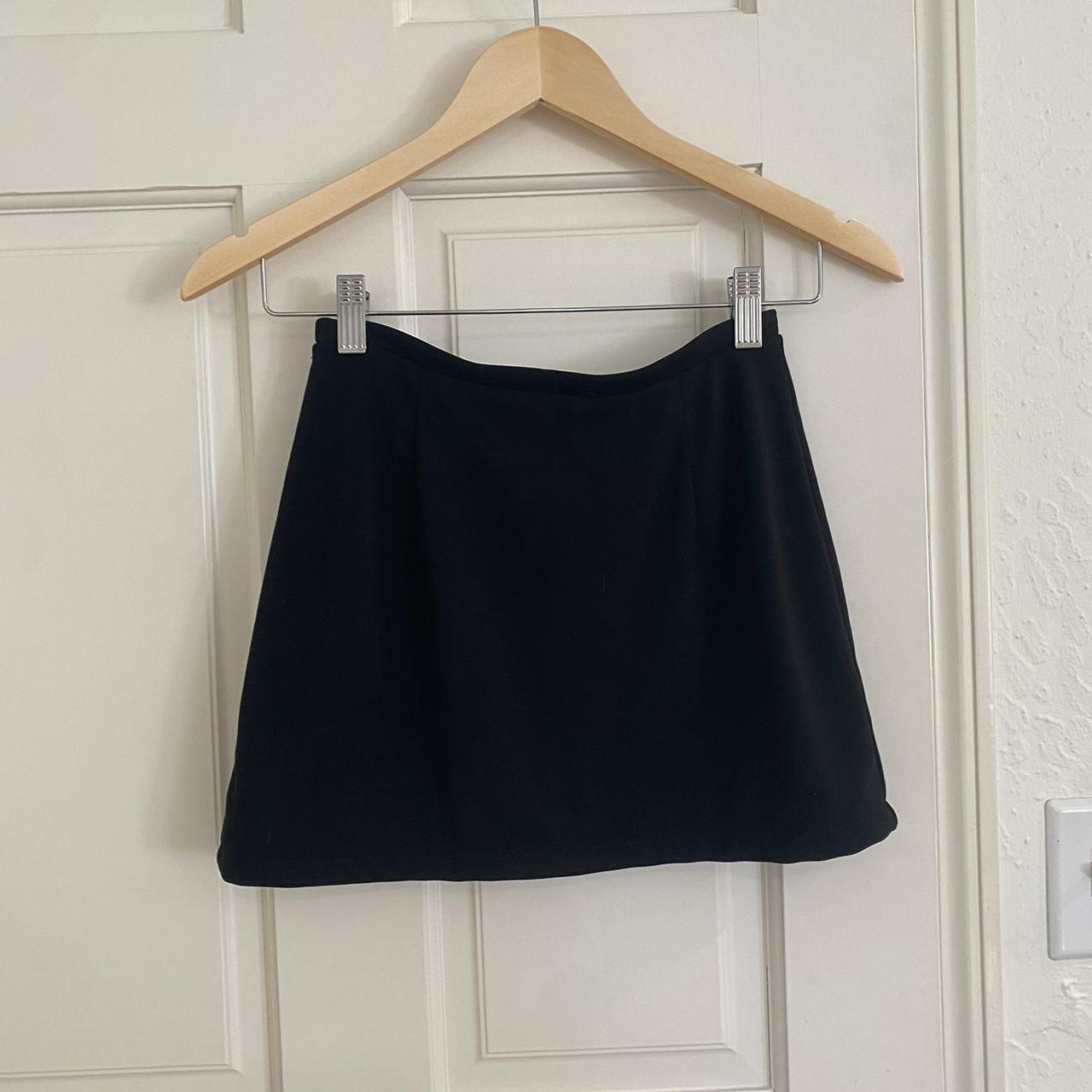 Black Mini Skirt Miniskirt Blackskirt Depop