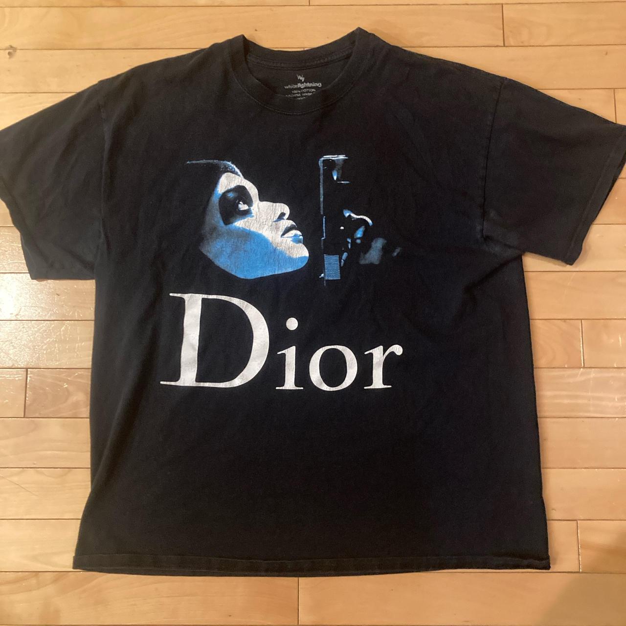 00s vintage Dior tシャツ ラインストーン y2k - メルカリ