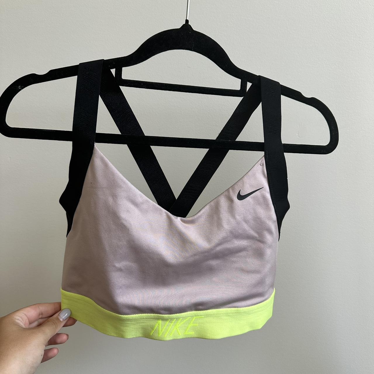 Nike cross back dri fit sports bra size L Depop