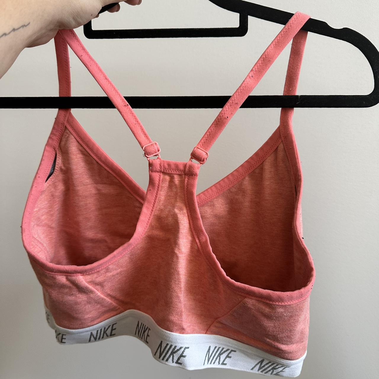 Pink Nike Sports Bra Size L Depop 0013