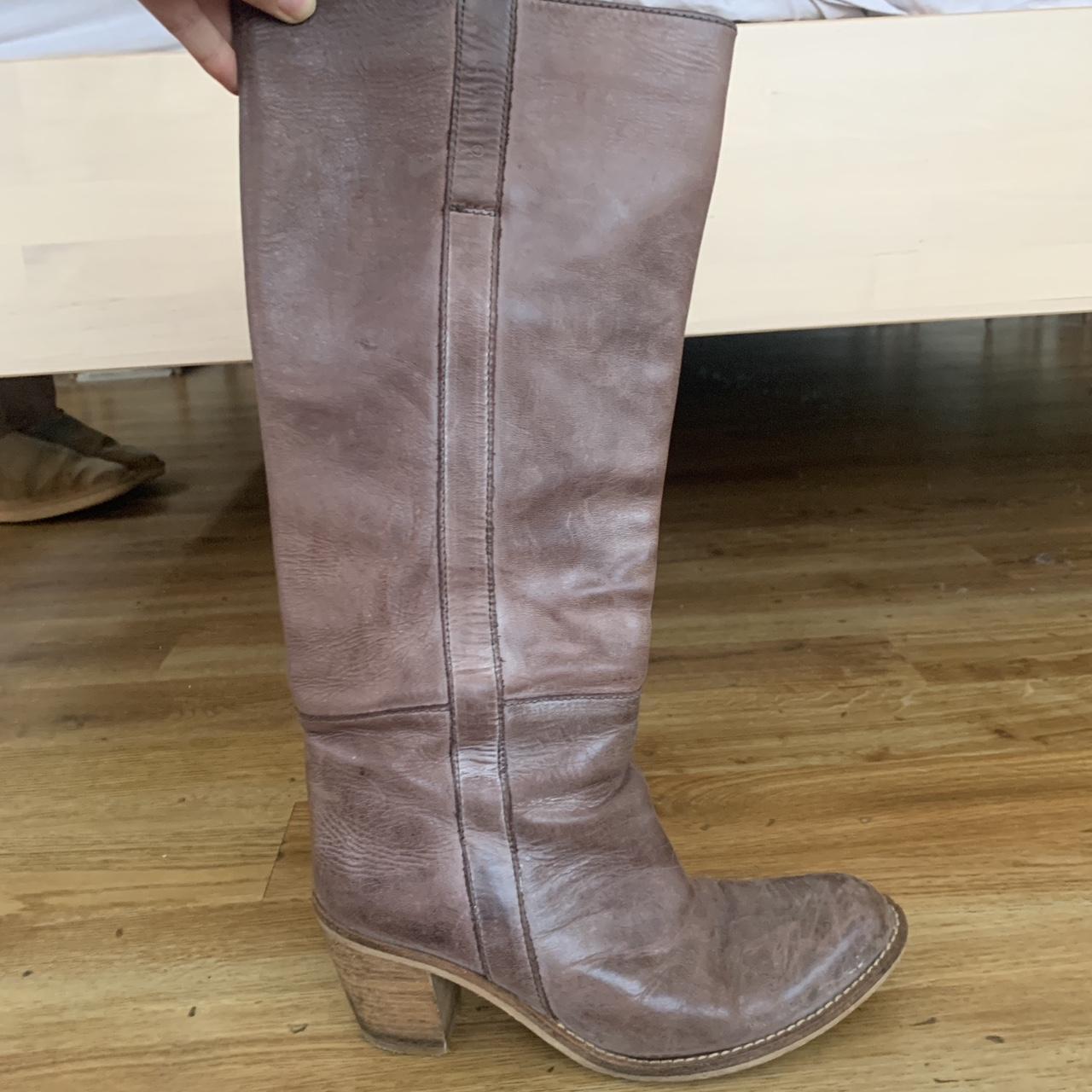 Brown boots Ivylee copenhagen (formerly d.co) These... - Depop