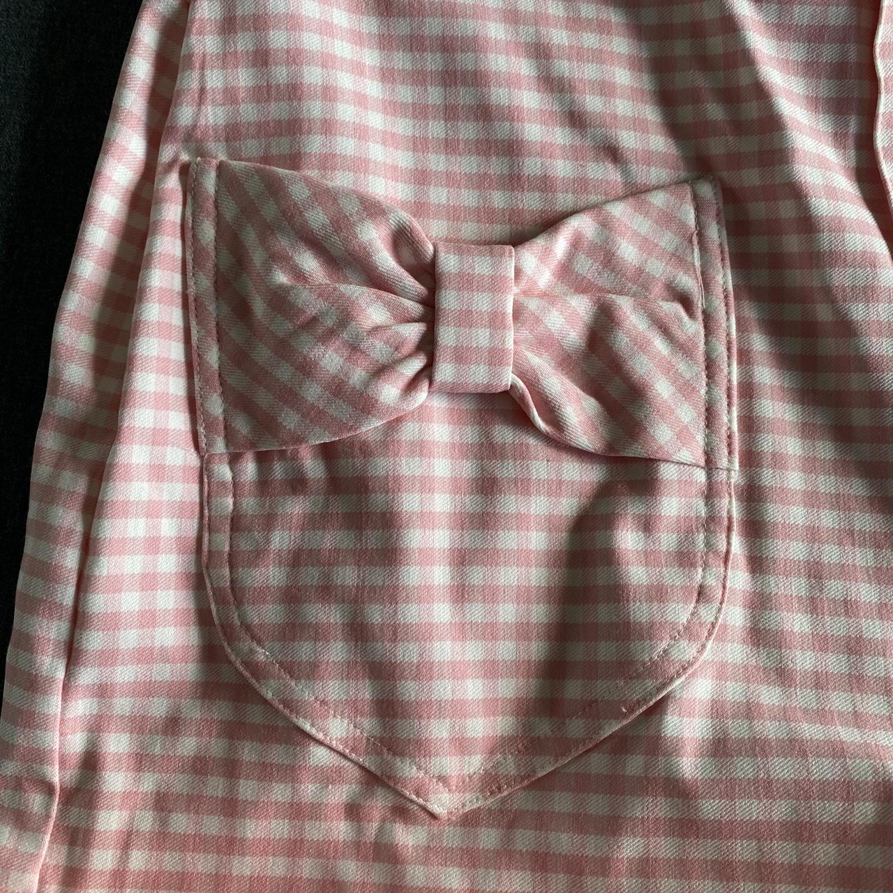 Sweetest Ever Pink Gingham Shorts Never Worn Size Depop