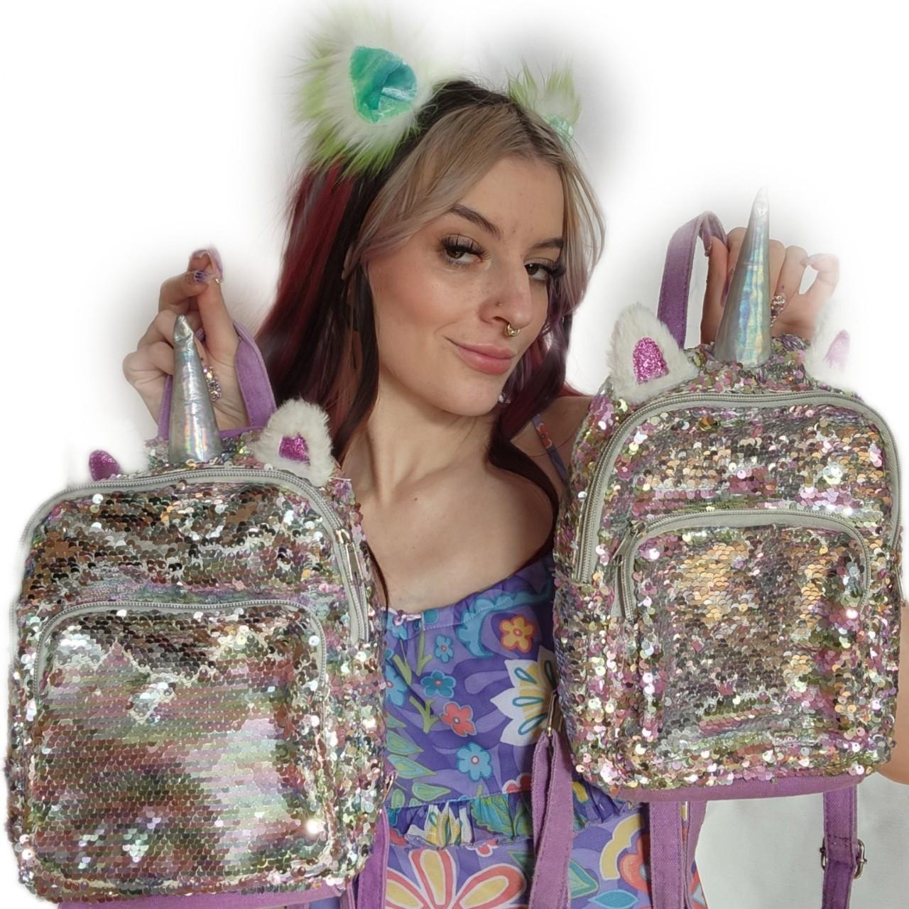 Sparkly hot sale unicorn backpack