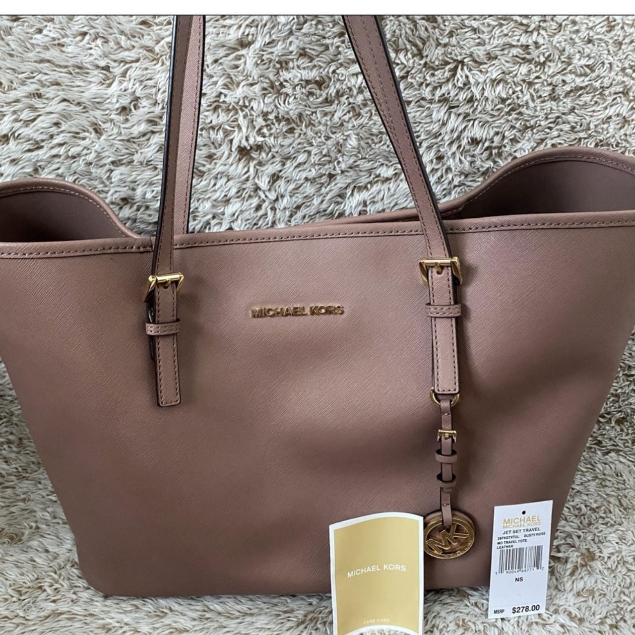 Michael Kors Dusty Rose Jet Set Travem Tote . MSRP 278. Depop