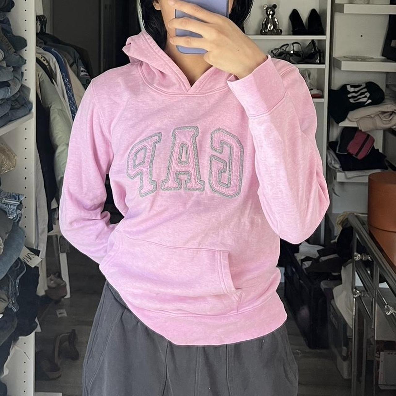 Pink Gap Sweater. I believe it s a kids Large but. Depop