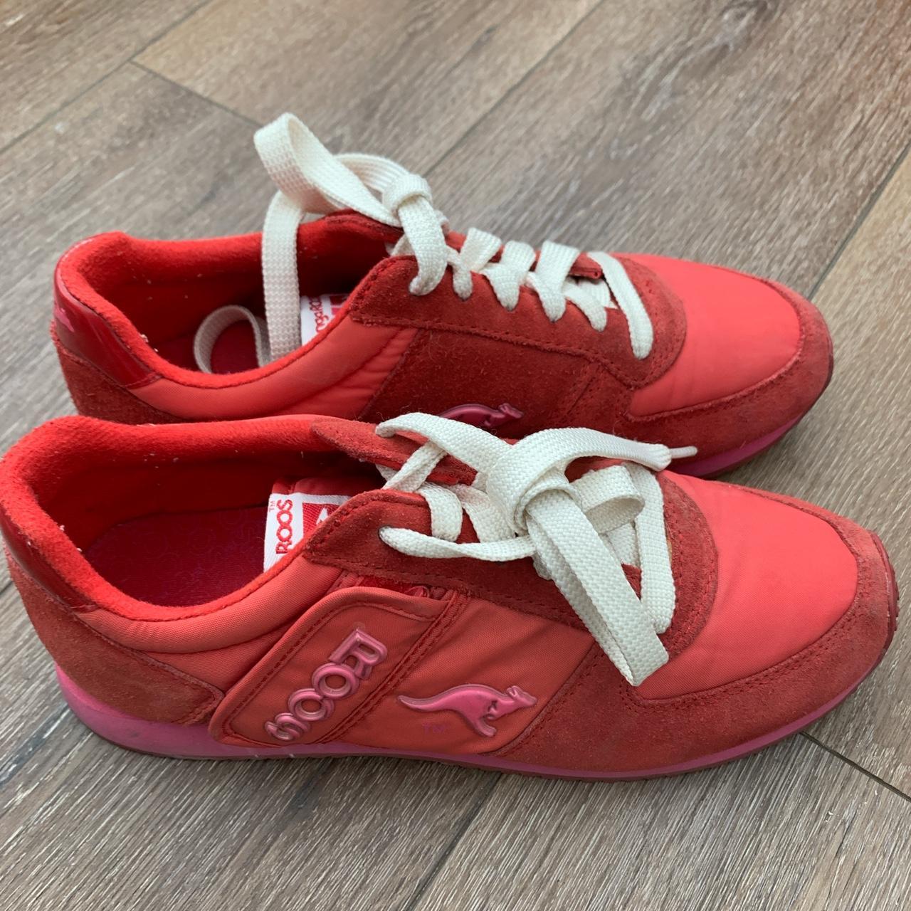 KangaROOS Women's Red and Pink Trainers (2)