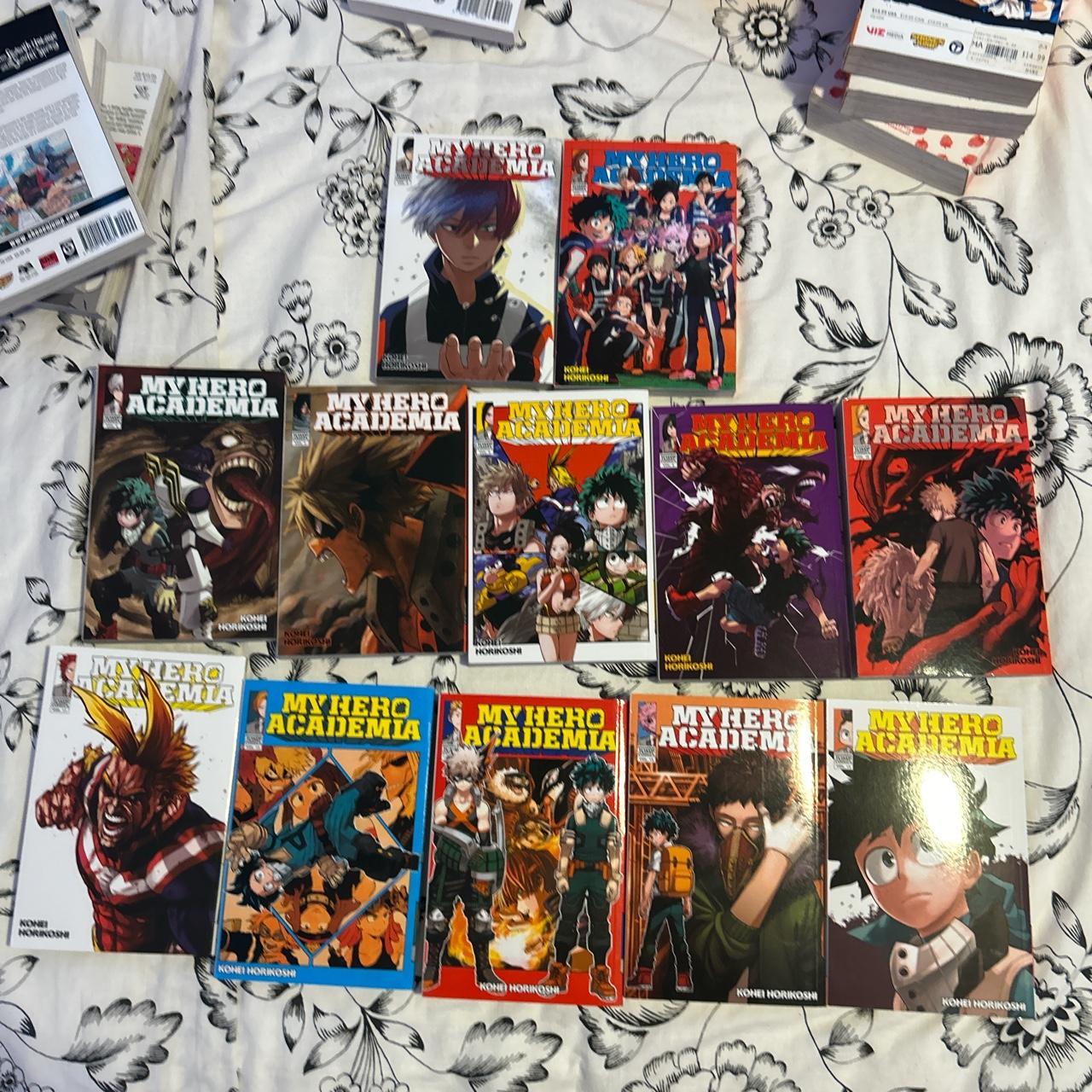 My hero academia books 4-15 by kohei... - Depop