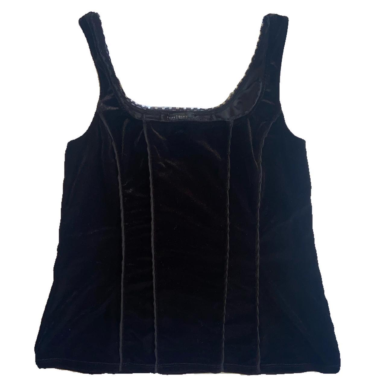 White House Black Market Women's Black Vest