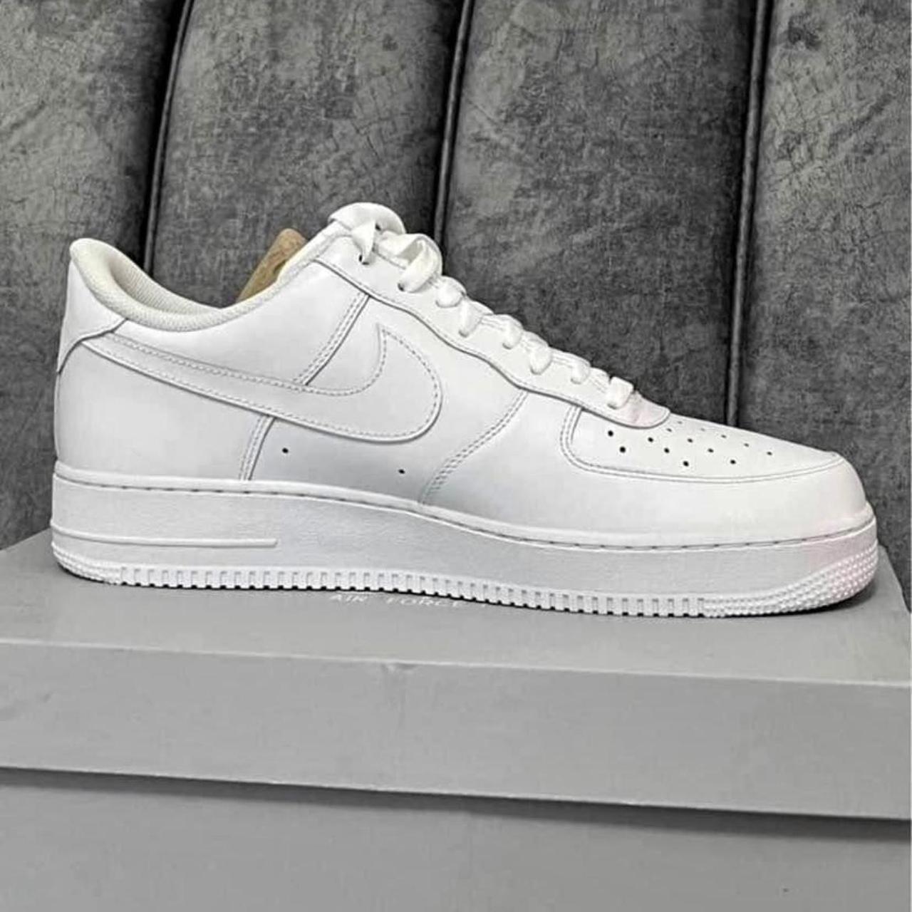 White Air Force 1 Comes with the box‼️ Sizes 7-9... - Depop