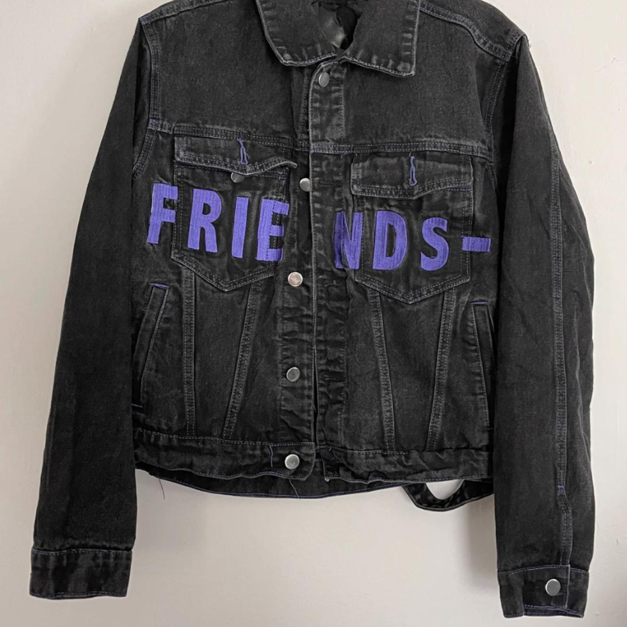 Vlone denim shop jacket purple