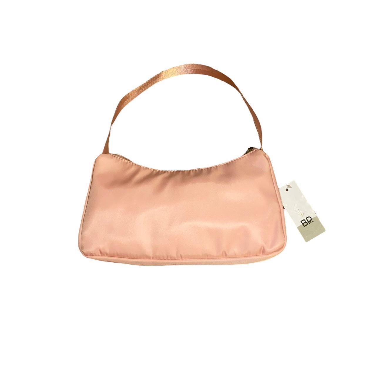 Y2K Nordstrom Pink Leather Shoulder bag vintage... - Depop