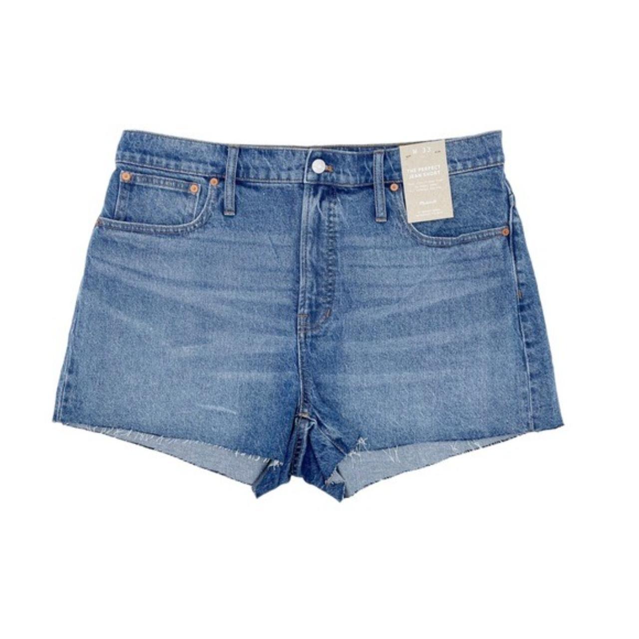 Madewell Women's Blue Shorts | Depop