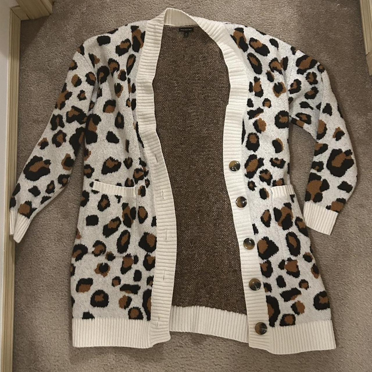 Leopard print cardigan target best sale