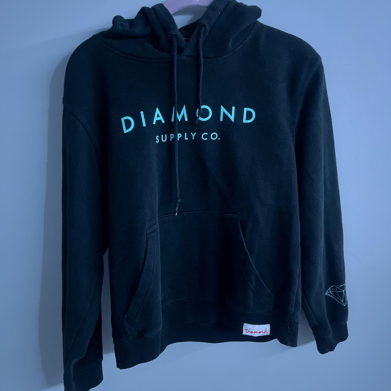 Blue best sale diamond hoodie