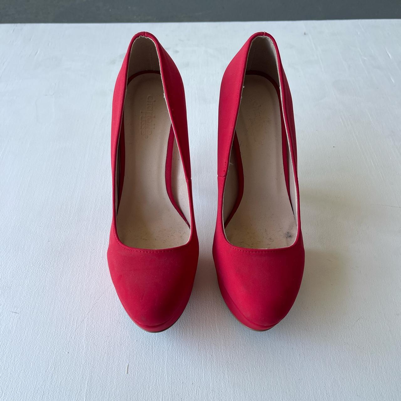 Charlotte Russe Women's Red Courts | Depop