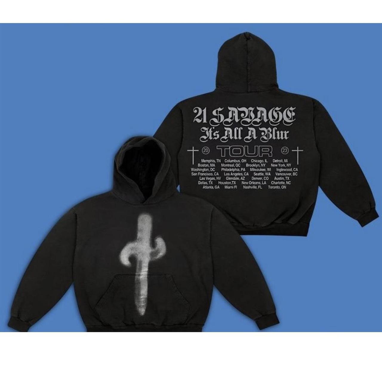 21 savage x drake its all a blur Sz XL,