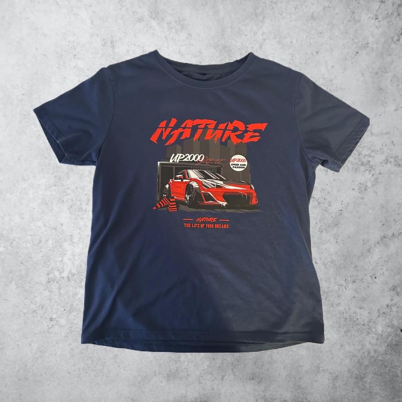 Nature Race Car Graphic tee Excellent condition no... Depop