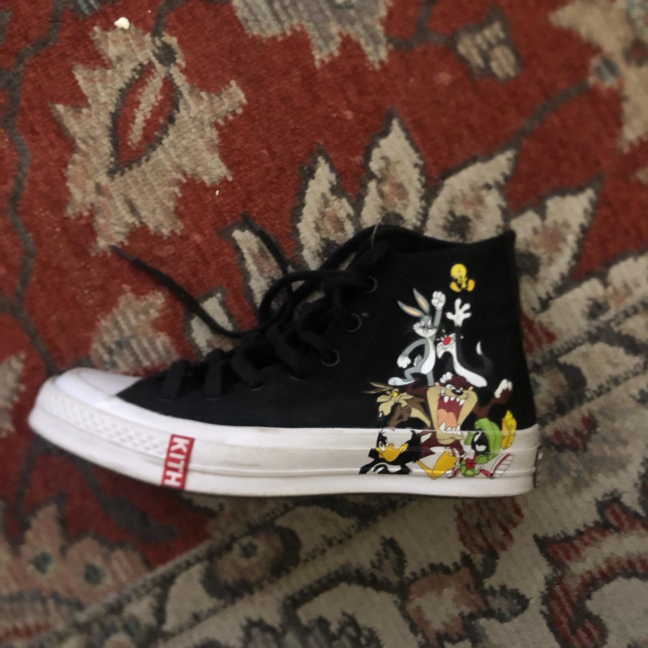 Kith x Looney tunes x Converse sneakers Size Depop