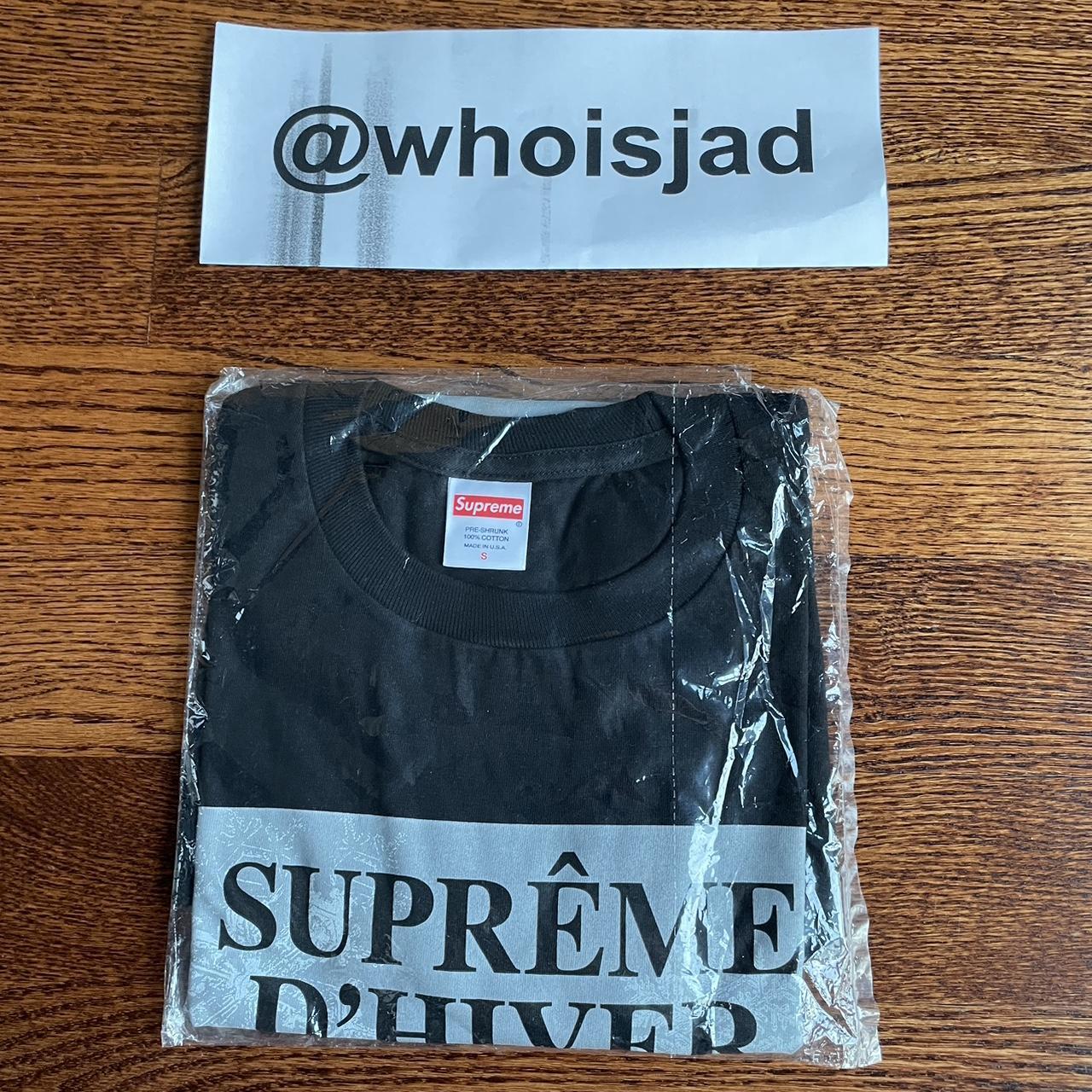 Supreme D'Hiver Tee Condition: BRAND NEW Sizing:... - Depop