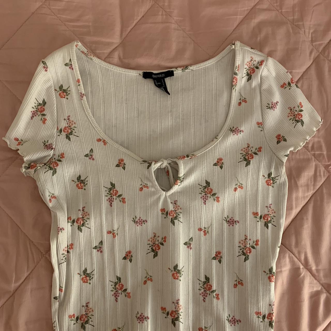 Crop Top Forever 21 Floral Shirt Buy FOREVER 21 Woman Floral Print
