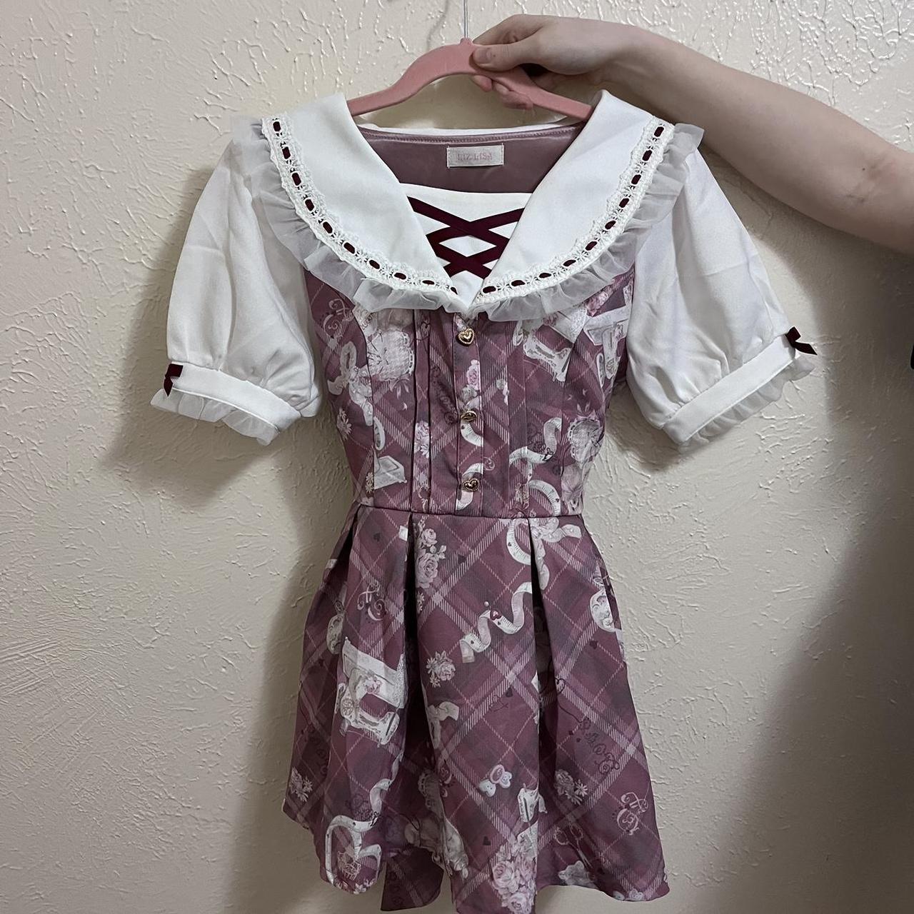 タグ付き＊LIZ LISA Sewing Bear柄ワンピース (スカートなし)