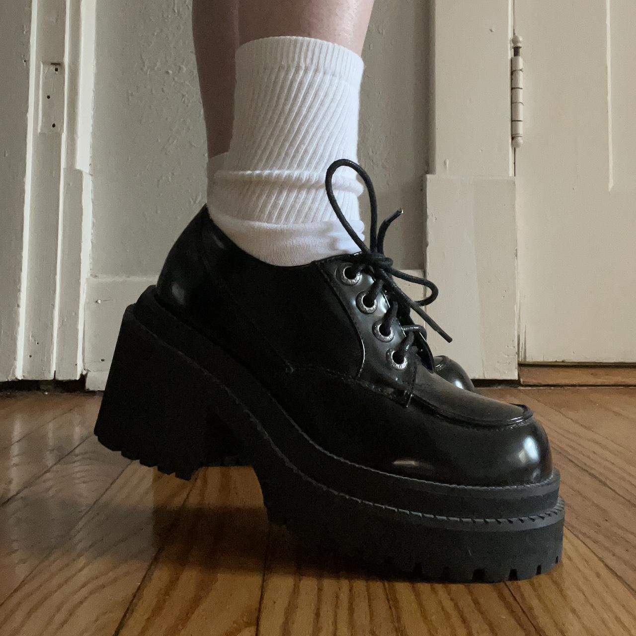 unif penny shoe size 7.5. only worn a couple of... - Depop