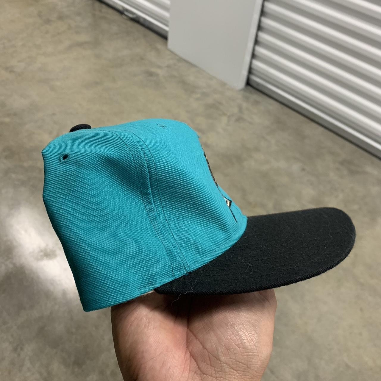 Florida marlins baseball hat double color way teal - Depop