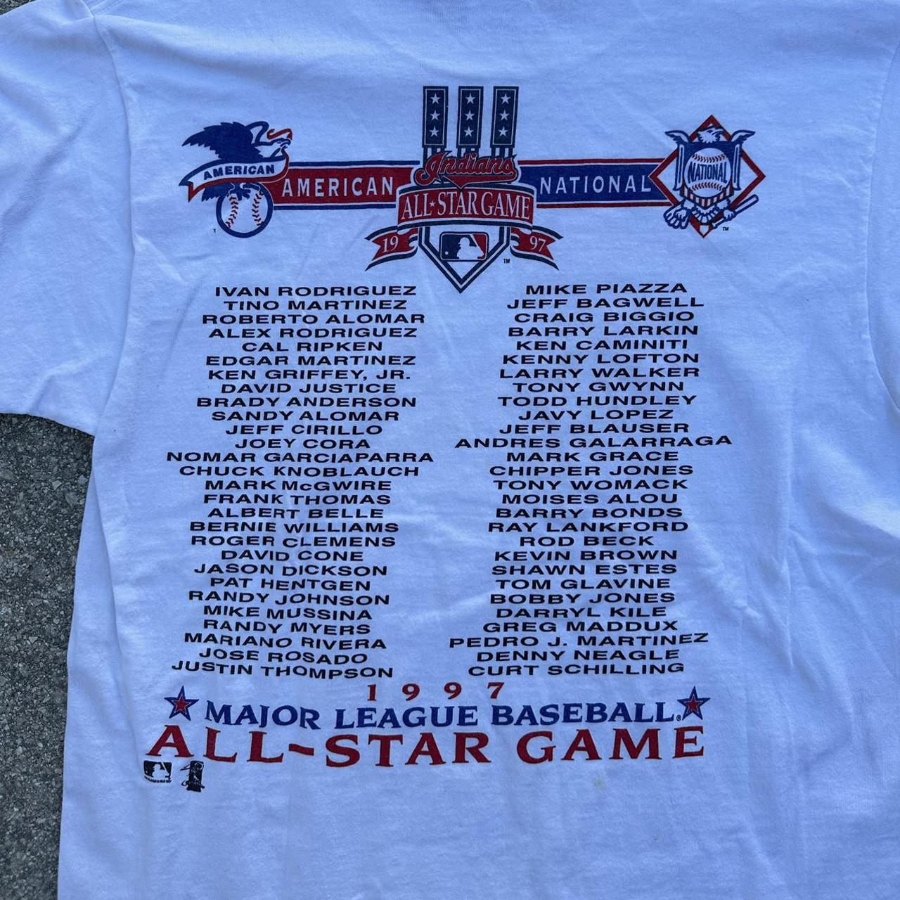 1997 MLB All Star Game Caricature Deadstock 1997 Shirt