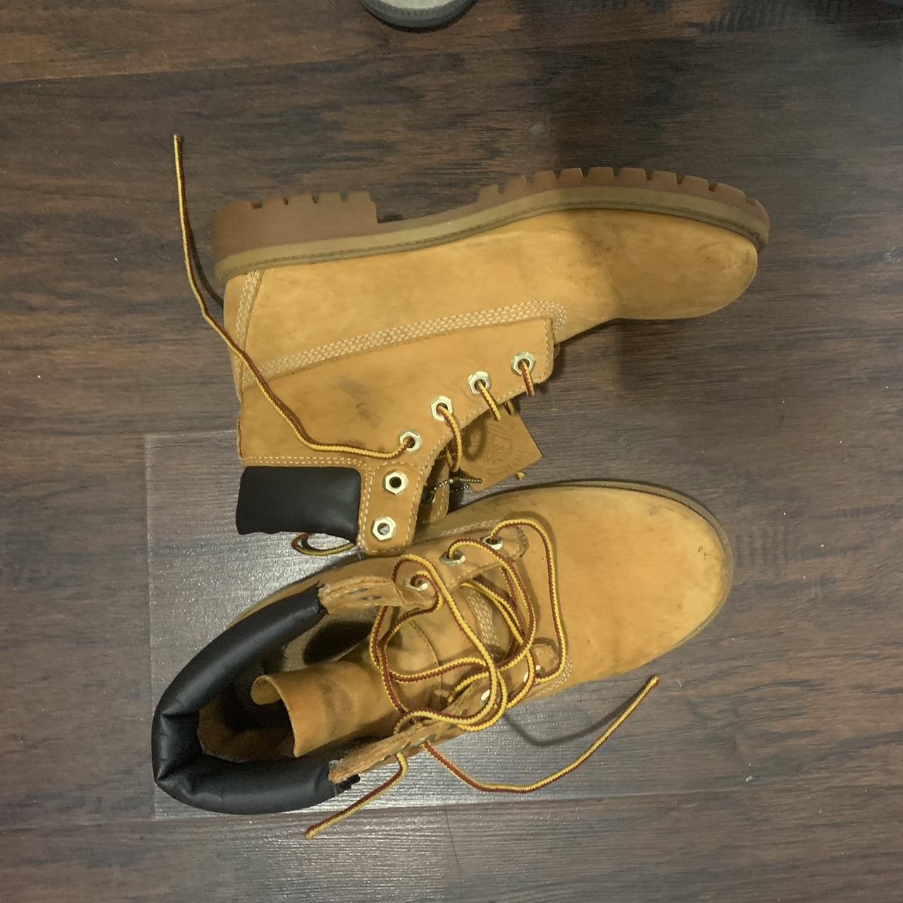 Timber land boots NO PAYPAL Size 5.5 Signs of... Depop