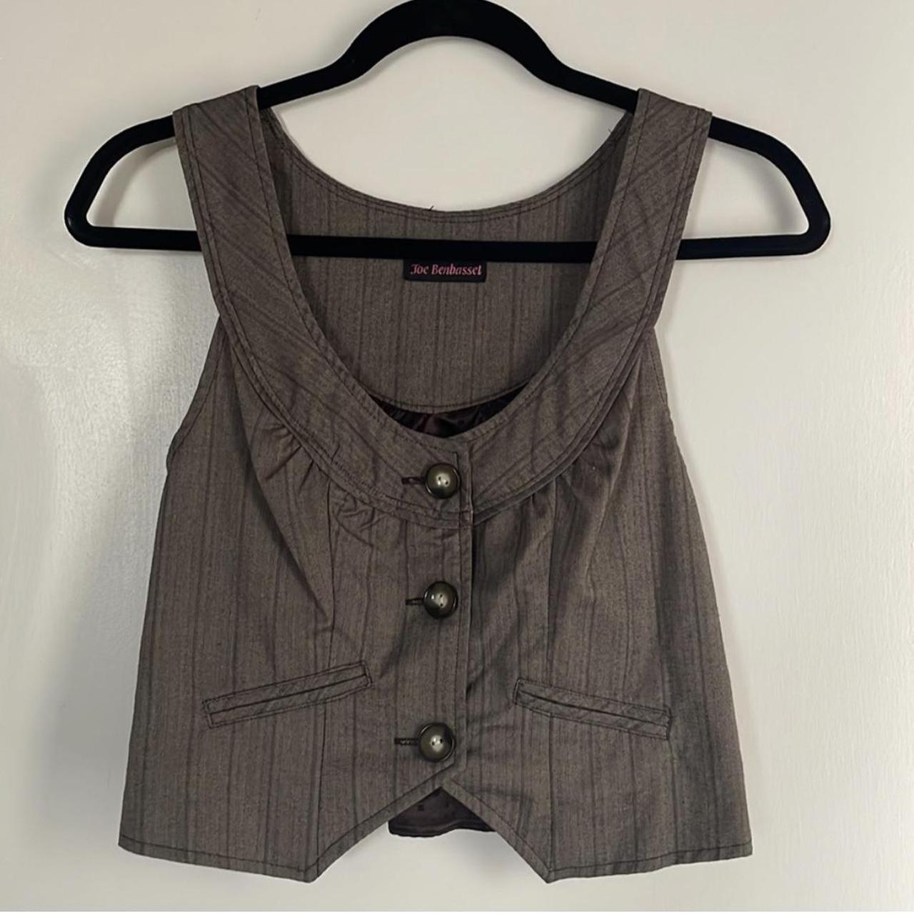 Vintage early 2000s Y2K vest. Probably only worn... - Depop