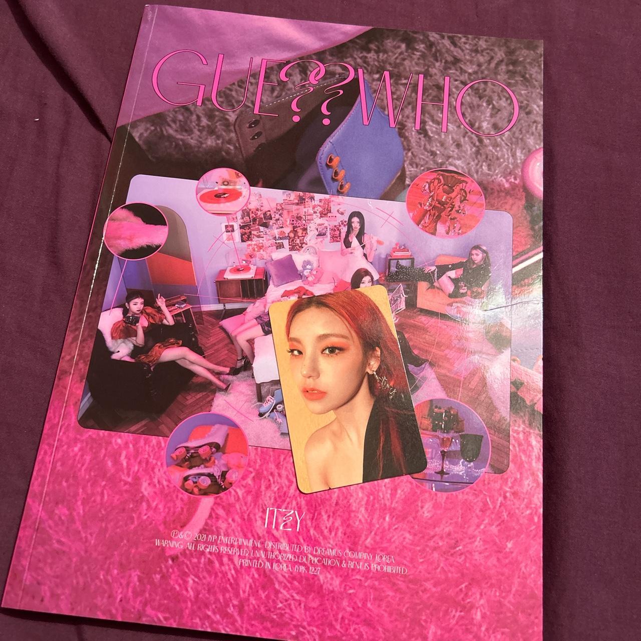 ITZY GUESS WHO ALBUM only photo book and yeji… - Depop